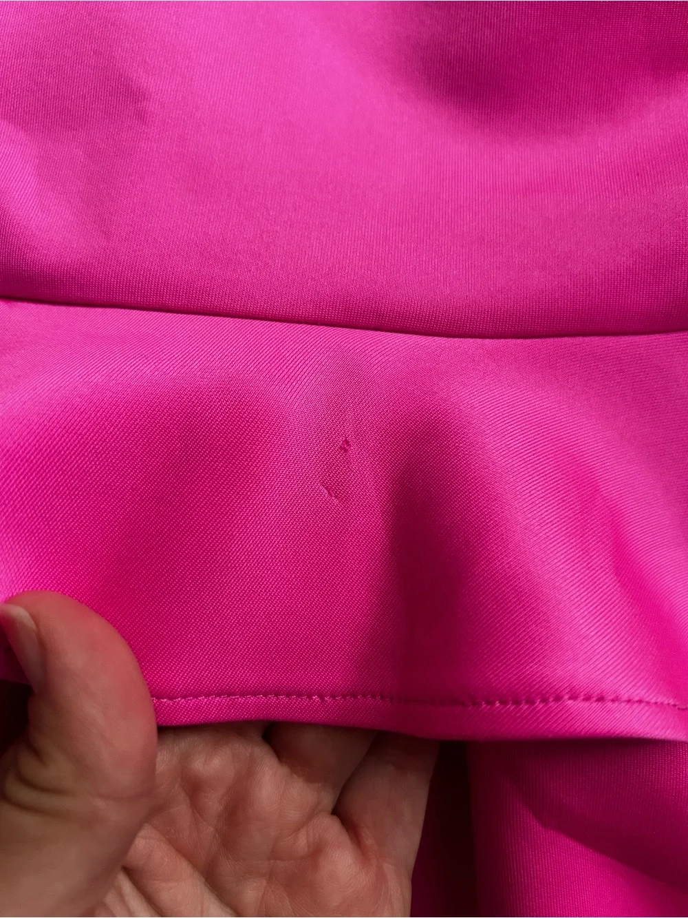 Lilly Pulitzer Hot Pink Jewel-Trim Peplum Dress
